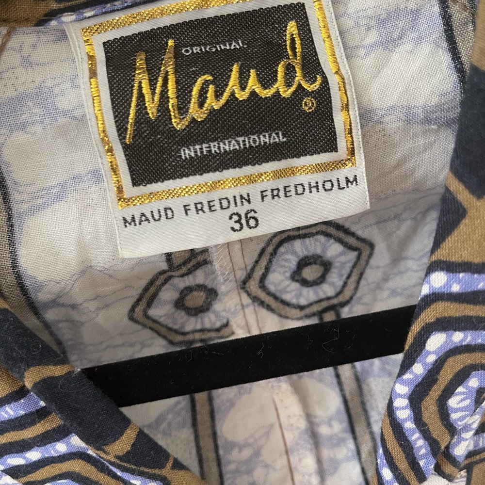 Vintage 1960s Maud Fredin Fredholm Dress. A piece of fashion history!